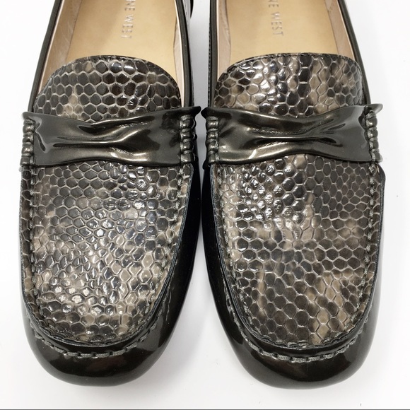 Nine West Snakeskin Loafers - Picture 4 of 7